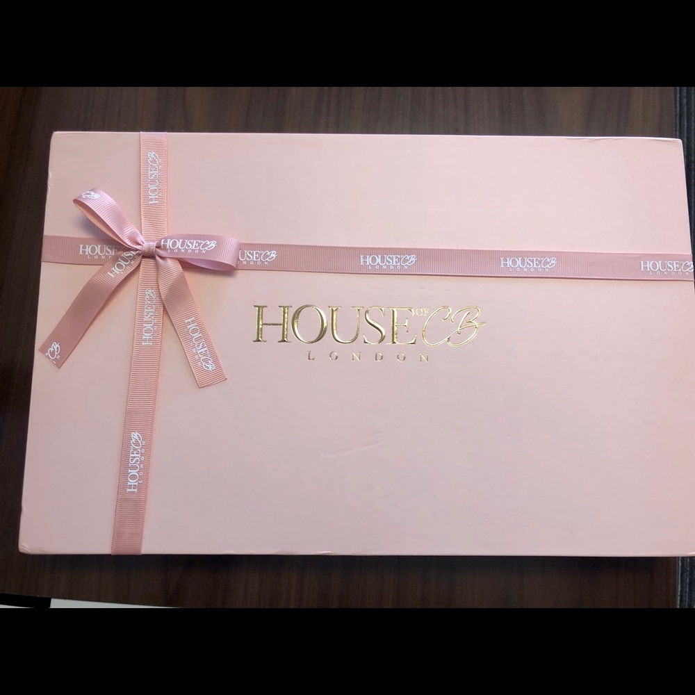 House of cb box with ribbon